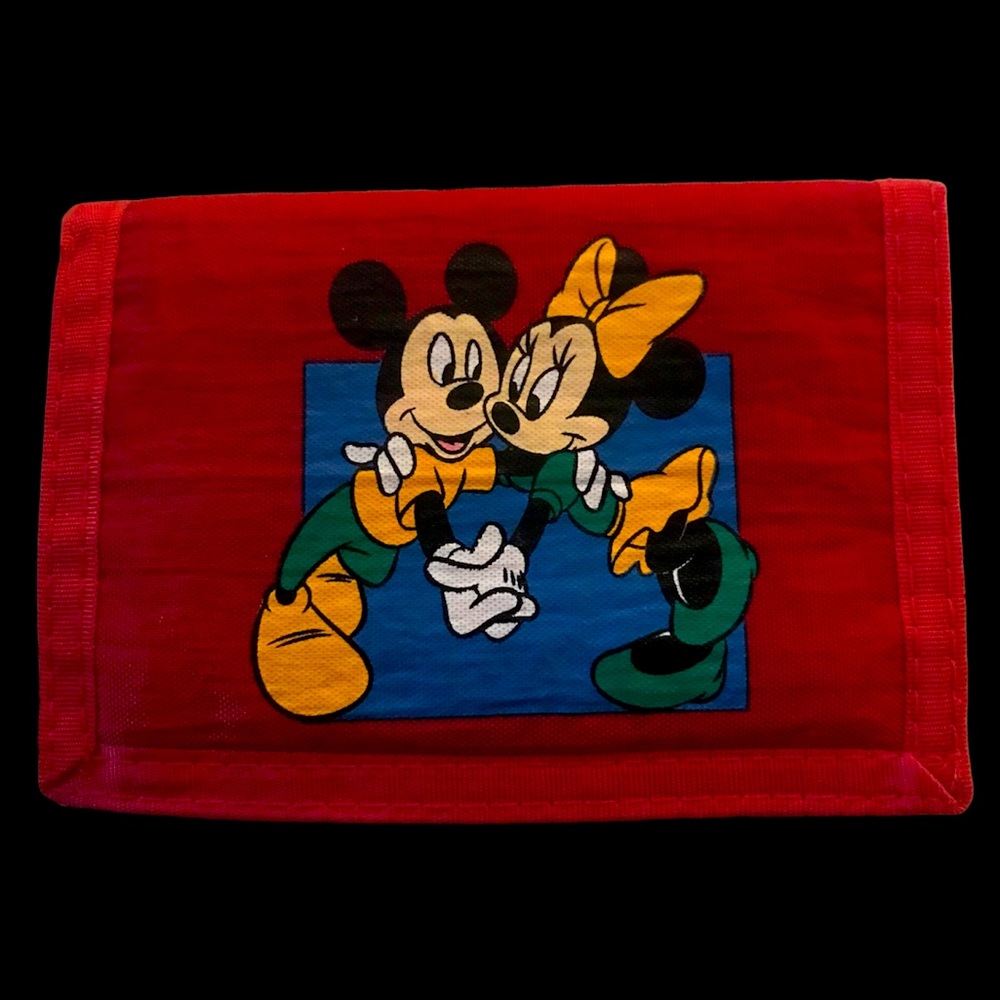 Vintage Mickey and Minnie Mouse Wallet